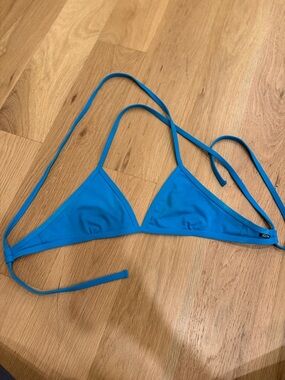 Jolyn Clothing Bright Blue Triangle Bikini Top